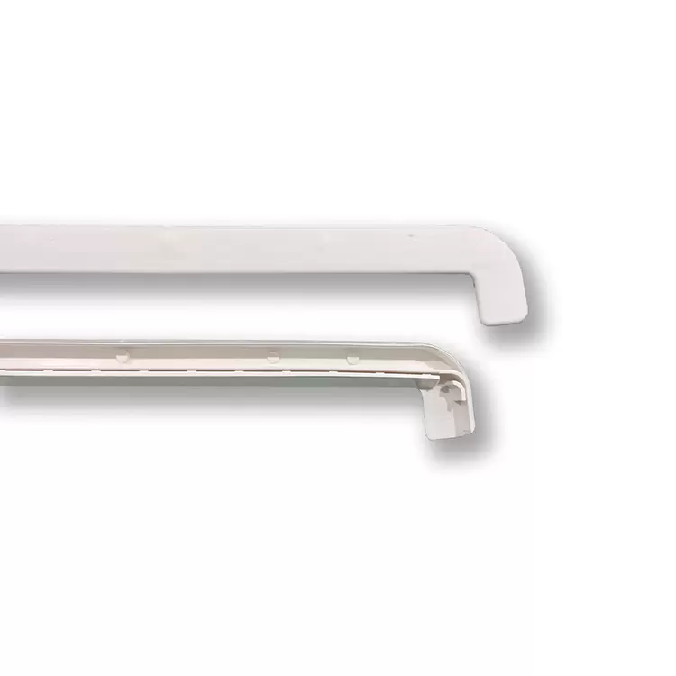 Végzáró alumínium párkányhoz, fehér kép